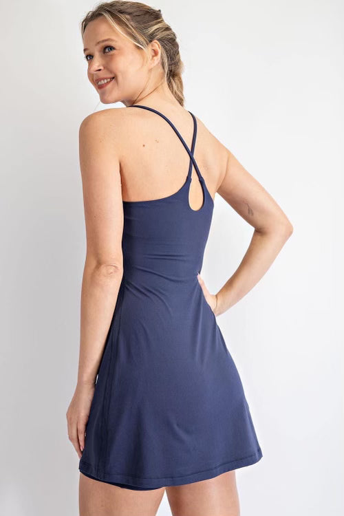 Outdoor Voices Exercise Dress - Navy