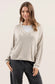 Striped Drop Shoulder Long Sleeve Top