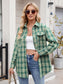 Mandy Plaid Button Up Long Sleeve Shirt