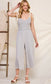 Soft Linen Smocked Top Jumpsuit