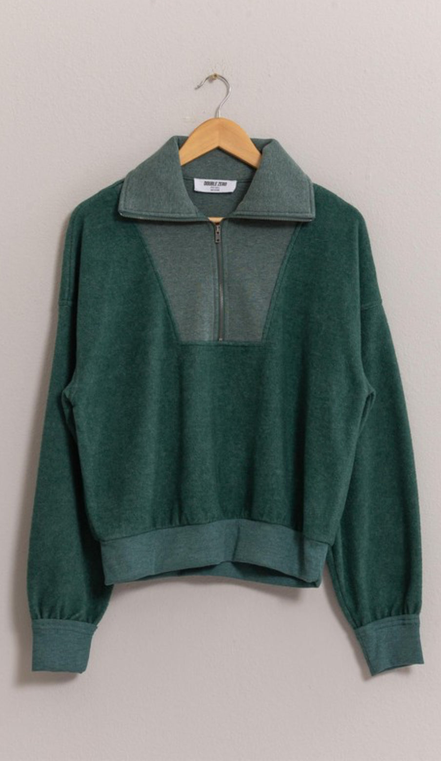 Dark Green Quarter Zip