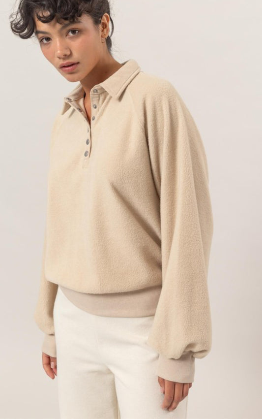 Tan Quarter Zip