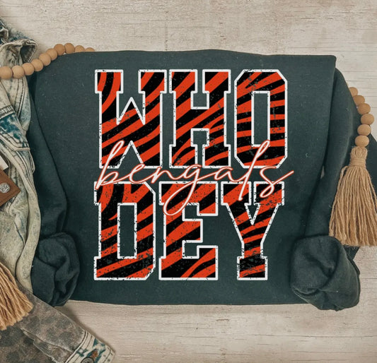 Bengals Who Dey Sweatshirt