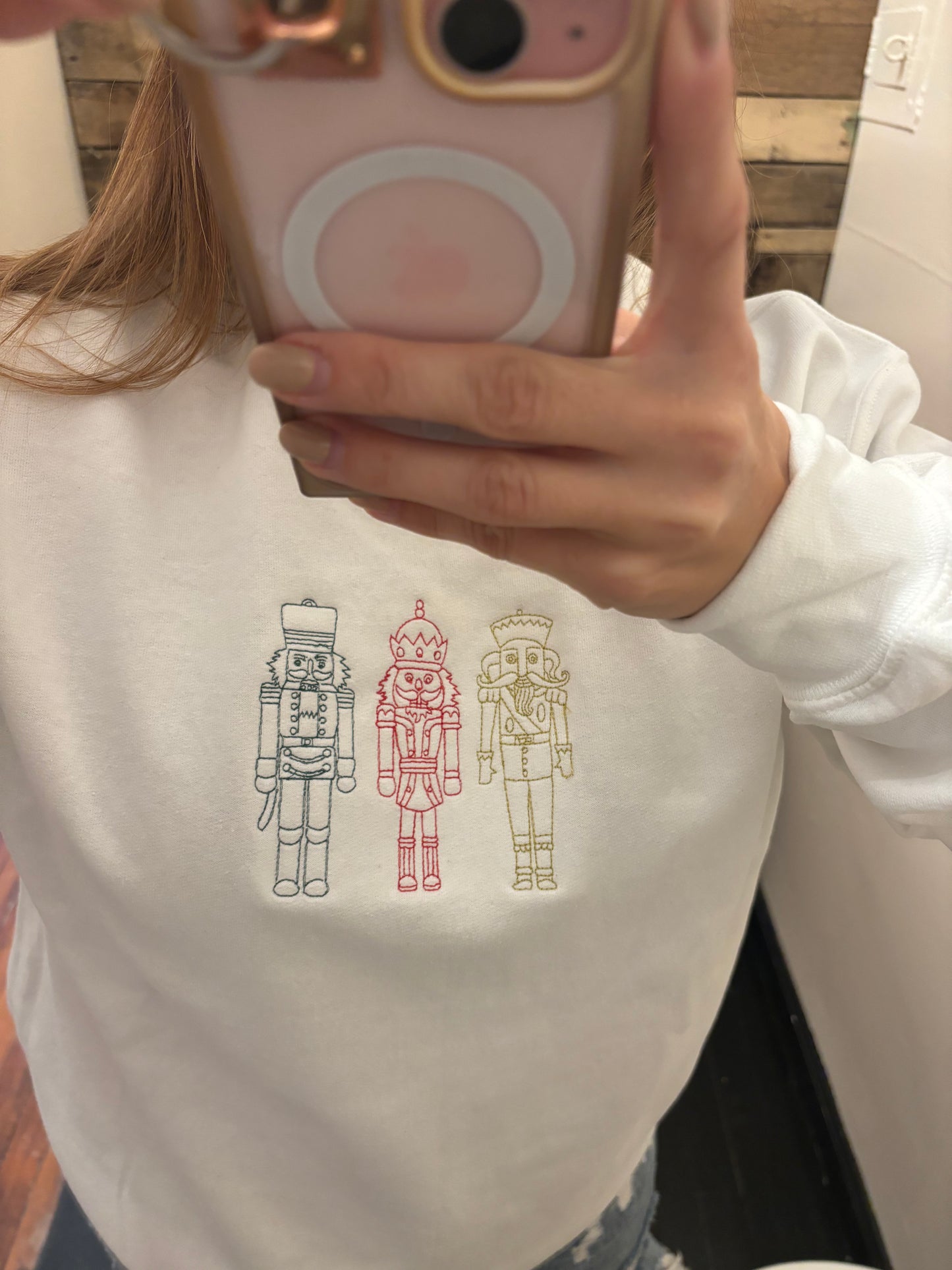 Embroidery Nutcracker Crew