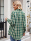 Mandy Plaid Button Up Long Sleeve Shirt