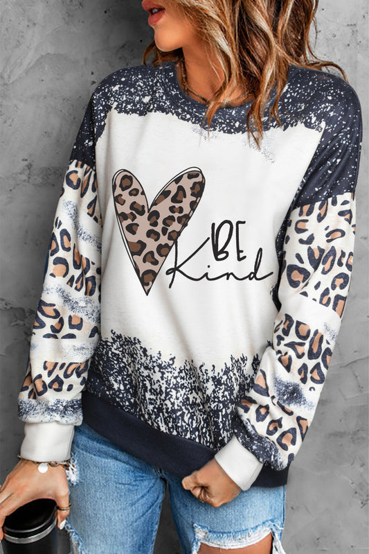 Be Kind Bleached Sweatshirt