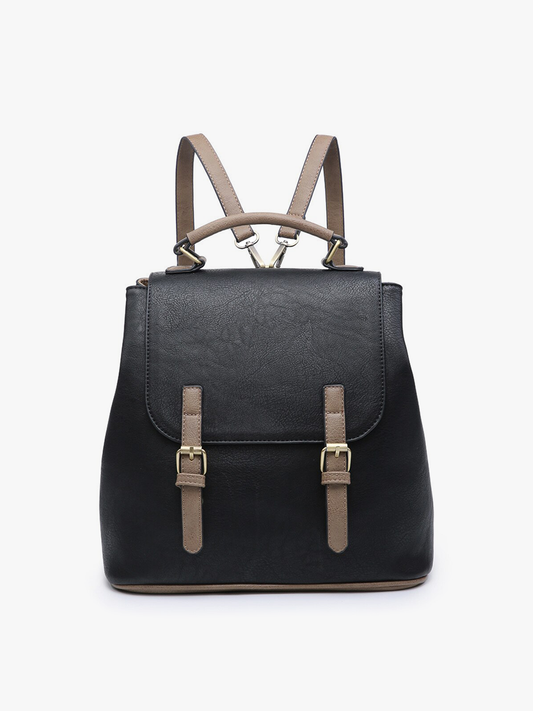 Flapover Buckle Backpack