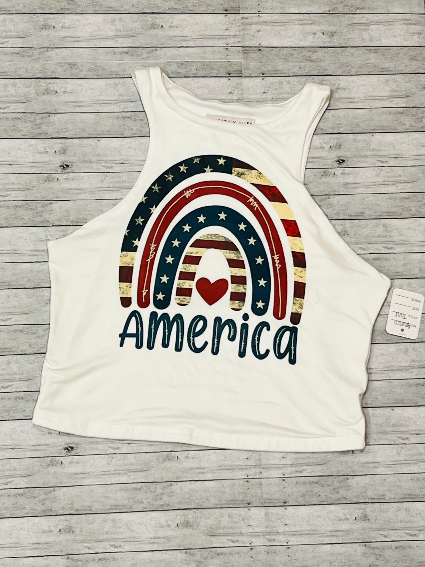 The shine creation- American rainbow tank